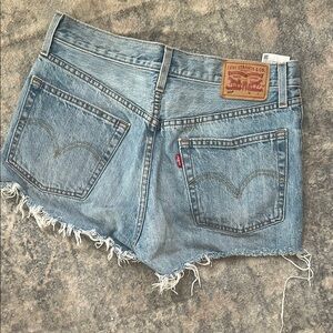 Levi's Women's Blue 501 Denim Shorts